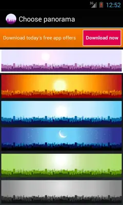 Panorama City Free Live Wallpaper android App screenshot 2